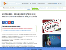 Tablet Screenshot of essai-remunere.fr